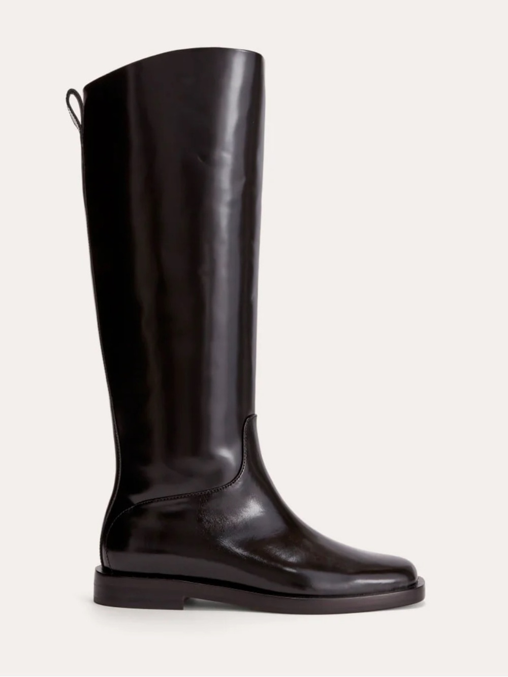 NIB Everlane BlacK Leather Riding Boot